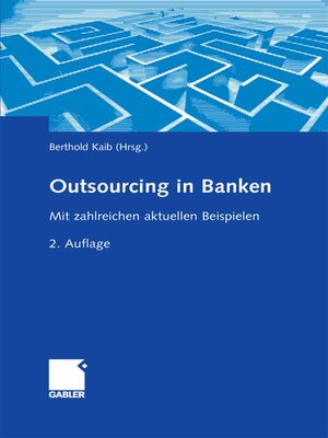 cover image of Outsourcing in Banken